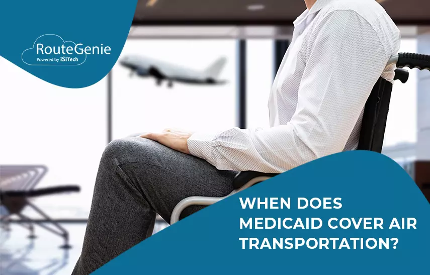 When does Medicaid cover air transportation?
