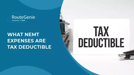 NEMT expenses are tax deductible