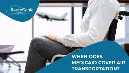 When does Medicaid cover air transportation?