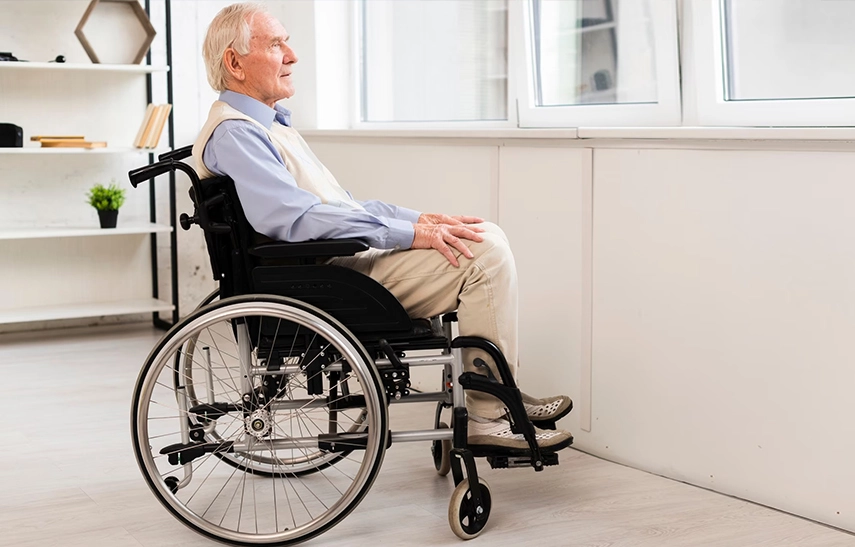 NEMT passenger in wheelchair