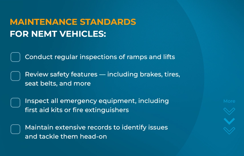 Maintenance Standards For NEMT Vehicles