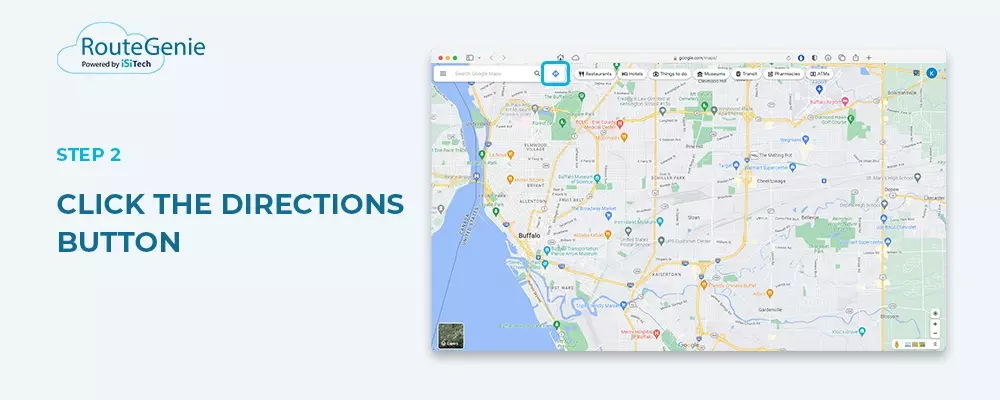 Step 2: Click the Directions Button